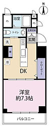 ライオンズマンション大森 1DKの間取図画像