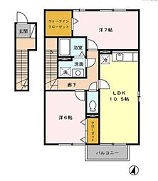 アドミラブール壱番館　Ａ棟 2階