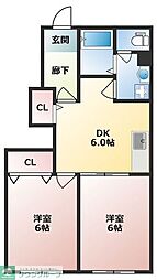 コーポ三角 1階