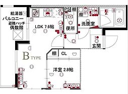 レジデンシャルヒルズリバープレイス 6階