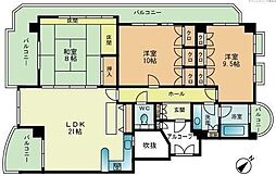 ベルメゾン平尾山荘 2階