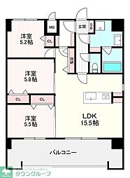 サンショウ レジデンス西新 5階