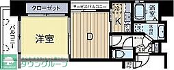 エステート・モア薬院倶楽部 2Kの間取図画像