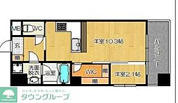 平尾弐番街ビル 1LDKの間取図画像