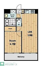 ビバーン平尾駅前 1LDKの間取図画像