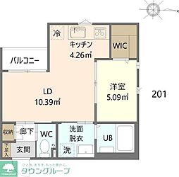 プレゾン今宿 2階