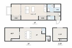 (仮称)南区日佐2丁目新築工事 1LDKの間取図画像