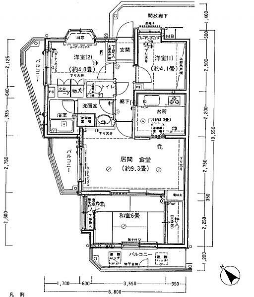 間取りを拡大表示