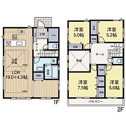 鎌倉市玉縄5丁目 新築分譲住宅 全2棟 1号棟 1号棟