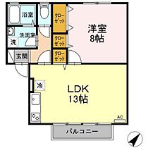 ハイカムール西本  ｜ 広島県広島市安芸区中野3丁目（賃貸アパート1LDK・2階・48.11㎡） その2