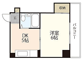 広島県広島市中区幟町（賃貸マンション1DK・6階・23.57㎡） その2