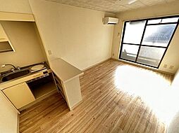 コーポ千鶴 201 2階ワンルームのリビング/ダイニング