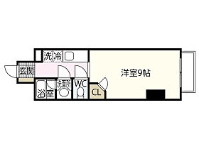 広島県広島市中区東白島町（賃貸マンション1K・4階・27.27㎡） その2