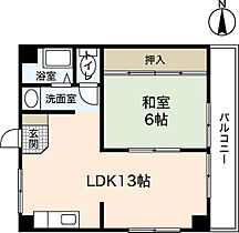 広島県広島市中区白島九軒町（賃貸マンション1LDK・2階・40.95㎡） その2