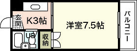 広島県広島市中区東白島町（賃貸マンション1K・3階・18.42㎡） その2