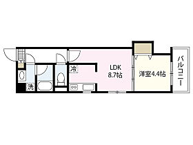 LeadCardano  ｜ 広島県広島市南区東霞町（賃貸アパート1LDK・1階・33.83㎡） その2