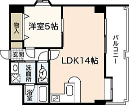 広島県広島市西区井口台1丁目（賃貸マンション1LDK・4階・41.67㎡） その1