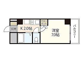 広島県広島市西区南観音町（賃貸マンション1K・3階・23.37㎡） その2