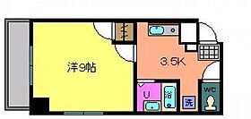 広島県広島市西区楠木町1丁目（賃貸マンション1K・4階・26.46㎡） その2