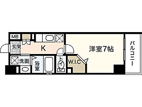 広島県広島市南区宇品神田1丁目（賃貸マンション1K・7階・26.07㎡） その2