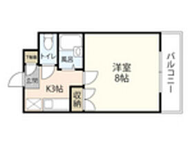 広島県広島市西区南観音3丁目（賃貸マンション1K・3階・23.13㎡） その1