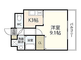 クローバー大町  ｜ 広島県広島市安佐南区大町東3丁目（賃貸マンション1K・4階・29.34㎡） その2