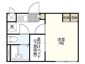 レオパレスコメットII  ｜ 広島県安芸郡海田町南堀川町（賃貸アパート1K・1階・19.87㎡） その2