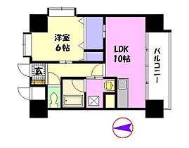 松尾ビル皆実II  ｜ 広島県広島市南区皆実町5丁目（賃貸マンション1LDK・8階・38.74㎡） その2