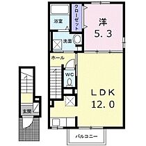 ニューサンライフ  ｜ 広島県広島市安芸区瀬野5丁目（賃貸アパート1LDK・2階・43.32㎡） その2