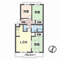 古江第二グランドハイツ  ｜ 広島県広島市西区古江新町（賃貸マンション3LDK・3階・70.68㎡） その2