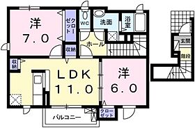 フルール祇園I  ｜ 広島県広島市安佐南区祇園8丁目（賃貸アパート2LDK・2階・60.21㎡） その2