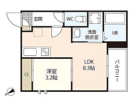 Regalest 長束  ｜ 広島県広島市安佐南区長束5丁目（賃貸アパート1LDK・3階・30.59㎡） その2