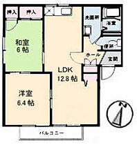 ディアス住田　B棟  ｜ 広島県広島市安芸区中野東6丁目（賃貸アパート2LDK・2階・54.69㎡） その2