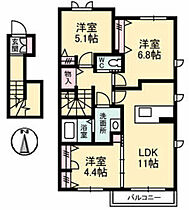 グランマスト伴　Ａ棟？  ｜ 広島県広島市安佐南区伴東2丁目（賃貸アパート3LDK・2階・70.98㎡） その2