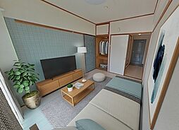 コーポトガワ 2階1Kのリビング/ダイニング