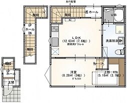 s.a.box御薗宇 3階1DKの間取り