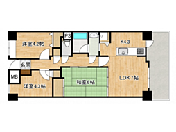 間取図画像 3LDK
