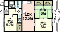 物件の間取り