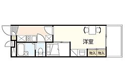 レオパレス国泰寺 12階1Kの間取り