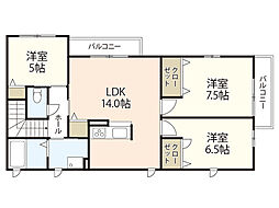 間取図画像 3LDK
