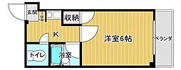 間取図画像 1K