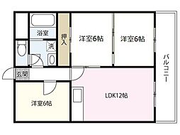 間取図画像 3LDK