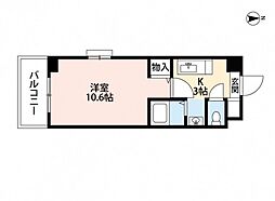 A・LIFE大塚 1Kの間取図画像