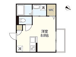 Firens"ko5 ワンルームの間取図画像