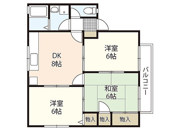 間取：※他の号室の間取図です。