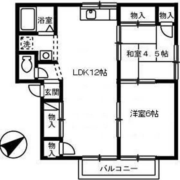 フォルム利松 B棟 ｜広島県広島市佐伯区利松3丁目(賃貸アパート2LDK・2階・49.00㎡)の写真 その2