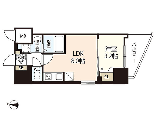 Ｓ－ＲＥＳＩＤＥＮＣＥ国泰寺町一丁目 ｜広島県広島市中区国泰寺町1丁目(賃貸マンション1LDK・12階・29.19㎡)の写真 その2