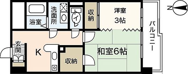 ディアメゾン御幸橋 ｜広島県広島市中区千田町3丁目(賃貸マンション1LDK・9階・36.80㎡)の写真 その2