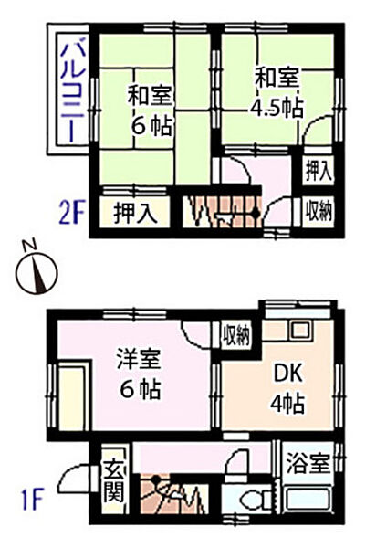 五日市5丁目戸建て ｜広島県広島市佐伯区五日市5丁目(賃貸一戸建3DK・--・51.19㎡)の写真 その2