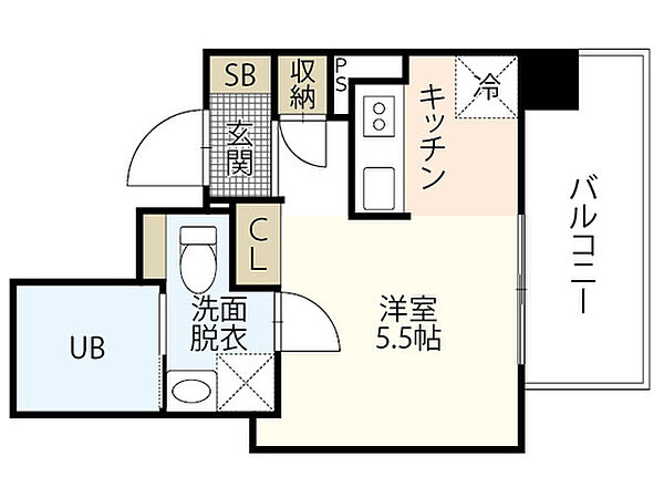 エクセル中広 ｜広島県広島市西区中広町3丁目(賃貸マンション1R・2階・21.80㎡)の写真 その2